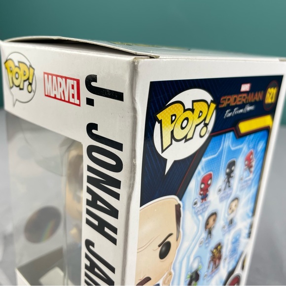 Funko Pop Marvel Spiderman J. Jonah Jameson PIAB Exclusive Not Taken Out Of Box - Picture 10 of 10